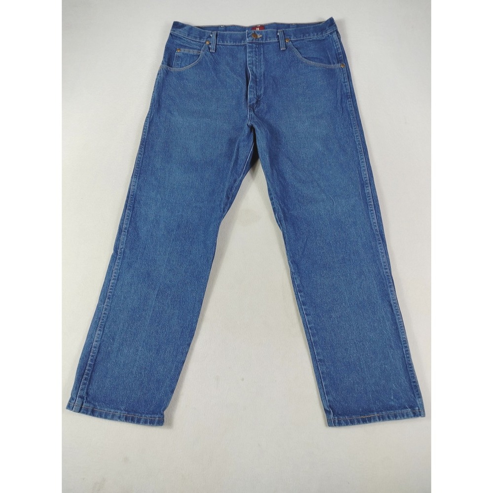 Wrangler Jeans Mens 38x30 Blue 31‎ Relaxed Fit Cowboy Cut Denim 31MWZPW Cowboy